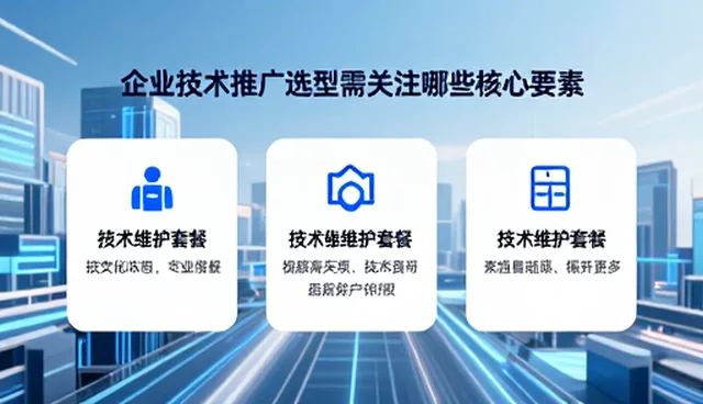 企业技术推广选型需关注哪些核心要素